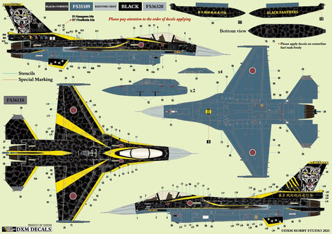 DXM 51-7264 1/72 航空自衛隊 F-2A ヴァイパーゼロ 第8飛行隊 60周年記念 2020 "パンサースポッツ"