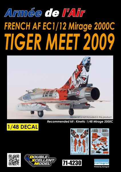 DXM 71-4230 1/48 フランス空軍 M2000C EC1/12 タイガーミート 2009