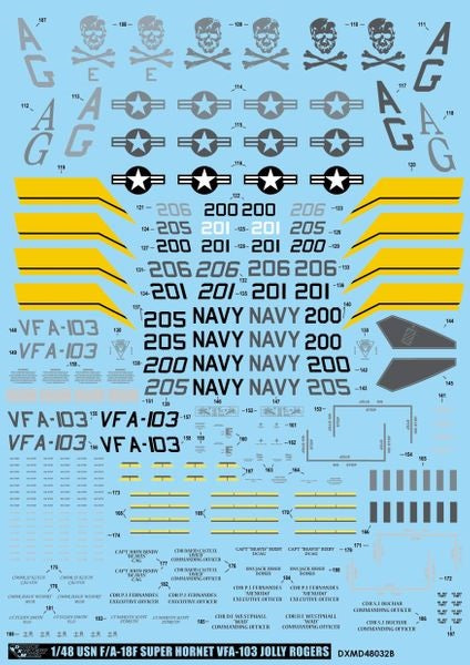 DXM 91-4240 1/48 アメリカ海軍 F/A-18Fスーパーホーネット VFＡ-103 ジョリー・ロジャース