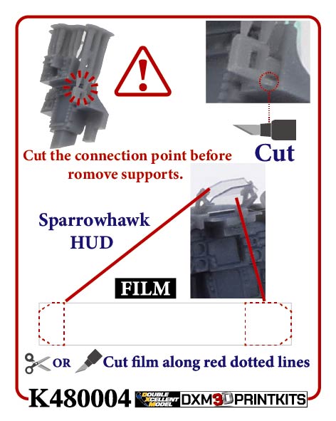 DXM K0004 1/48 F-14B アップグレード グレアシールド(パイロット)/インパネ(パイロット)(RIO)