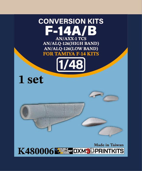 DXM K0006 1/48 F-14A/B AN/AXX-1 TCS/AN/ALQ-126