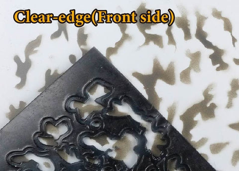 DXM T0004 ウェザリング/錆/退色 デュアルエフェクト エアブラシステンシル #4（10cm X 7cm）