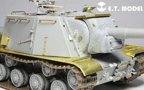 E.T.モデル E35-018 1/35 WWIIソビエト JSU-152/JSU-122 ベーシックセット(ドラゴン用）