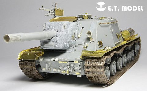 E.T.モデル E35-018 1/35 WWIIソビエト JSU-152/JSU-122 ベーシックセット(ドラゴン用）