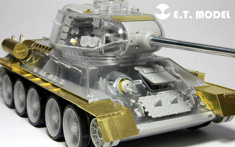 E.T.モデル E35-020 1/35 WWIIソビエト T-34/85 ベーシックセット(AFV CLUB 35S56用）
