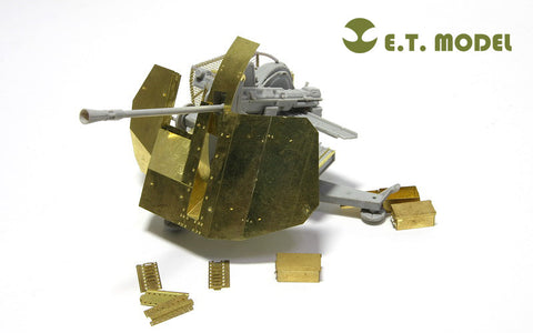 E.T.モデル E35-026 1/35 WWII ドイツ 3.7cm FLAK 43 対空砲(トランぺッター 02311用）
