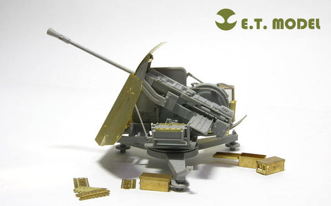 E.T.モデル E35-026 1/35 WWII ドイツ 3.7cm FLAK 43 対空砲(トランぺッター 02311用）