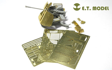 E.T.モデル E35-026 1/35 WWII ドイツ 3.7cm FLAK 43 対空砲(トランぺッター 02311用）