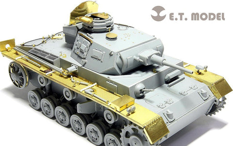 E.T.モデル E35-030 1/35 WWII ドイツ III号戦車J型 ベーシックセット(ドラゴン 6463/6394用）