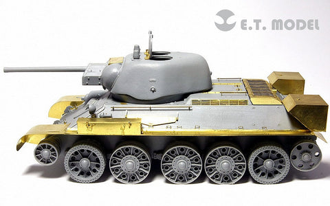 E.T.モデル E35-037 1/35 WWII ソビエト T-34/76 1942年型 プレス砲塔(ドラゴン 6487/6424用）