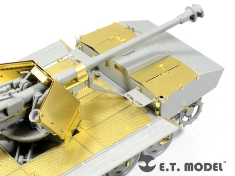 E.T.モデル E35-070 1/35 WWII ドイツ 7.5cm Pak 40/4 RSO搭載型(ドラゴン 6640用）