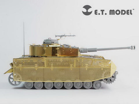 E.T.モデル E35-091 1/35 WWII ドイツ IV号戦車 J型 シュルツェン(後期型)(ドラゴン/スマートキット用）