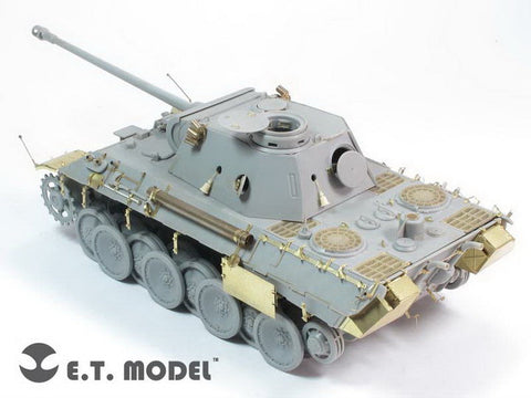 E.T.モデル E35-124 1/35 WWII ドイツ パンサー D型 ベーシックセット(ドラゴン/スマートキット用）