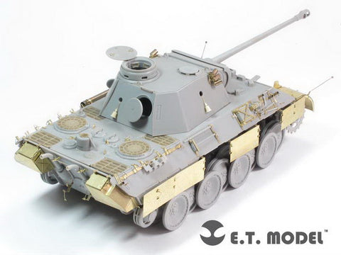 E.T.モデル E35-124 1/35 WWII ドイツ パンサー D型 ベーシックセット(ドラゴン/スマートキット用）
