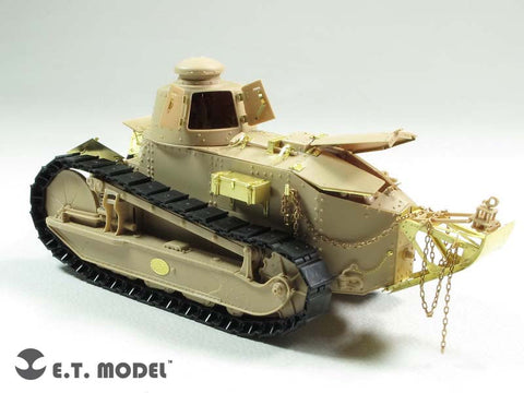 E.T.モデル E35-199 1/35 フランス FT-17 軽戦車(鋳造砲塔)(モンモデル TS-008用）