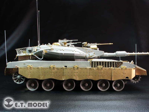 E.T.モデル E35-206 1/35 イスラエル国防軍 メルカバ Mk.3 BAZ サイドスカート(モンモデル TS-005用）