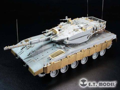 E.T.モデル E35-206 1/35 イスラエル国防軍 メルカバ Mk.3 BAZ サイドスカート(モンモデル TS-005用）