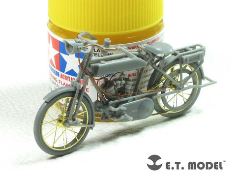 E.T.モデル E35-255 1/35 WWI プジョー 1917 750 cc モーターバイク(モンモデル HS-005用）