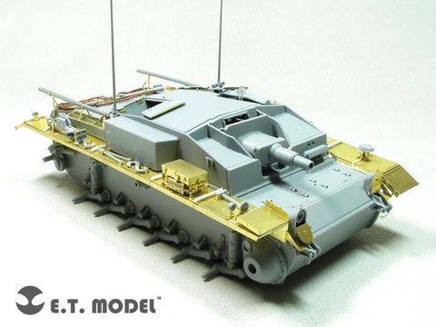 E.T.モデル E35-256 1/35 WWII ドイツ III号突撃砲E型 ベーシックセット(ドラゴン/スマートキット用）