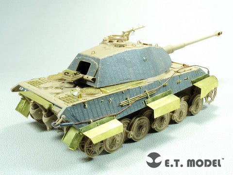 E.T.モデル E35-273 1/35 WWII ドイツ キングタイガー ポルシェ砲塔用ベーシックセット(モンモデル 用）