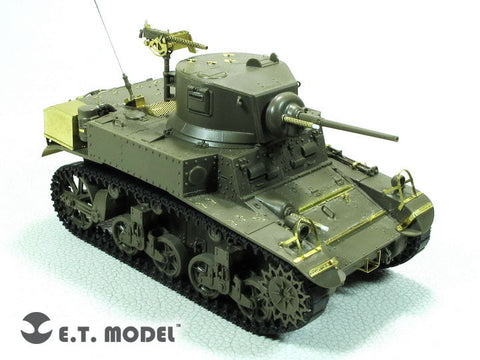 E.T.モデル E35-280 1/35 アメリカ M3スチュアート軽戦車後期型(タミヤ 35360用）
