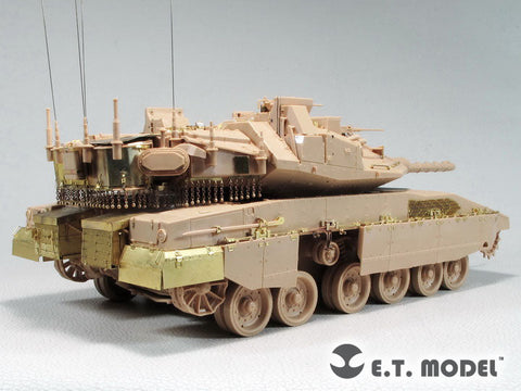 E.T.モデル E35-286 1/35 イスラエル メルカバMk4Mトロフィーアクティブ防御システム搭載仕様用 サイドスカートステーセット(モンモデル 用）