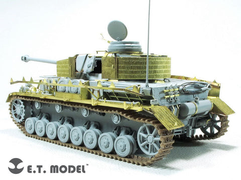 E.T.モデル E35-290 1/35 WWII ドイツIV号戦車 H型(中期型） ｗ/ツェメリットシュルツェン(ドラゴン/スマートキット用）