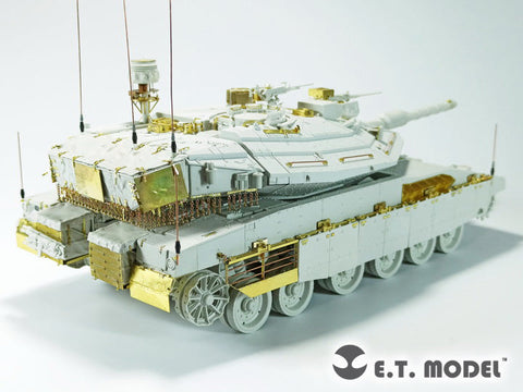 E.T.モデル E35-300 1/35 イスラエル メルカバMk.4/4LIC 主力戦車用サイドスカートディテールアップセット(モンモデル 用）