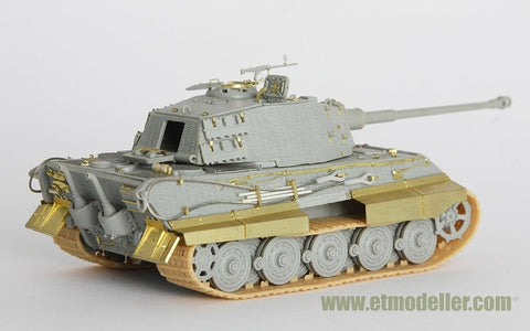 E.T.モデル E72-004 1/72 WWII ドイツ キングタイガー(ヘンシェル砲塔)（ドラゴン用）