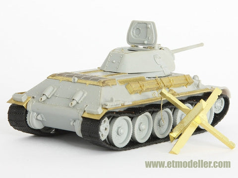E.T.モデル E72-005 1/72 WWII ソビエト T-34/76 1941年型（ドラゴン用）