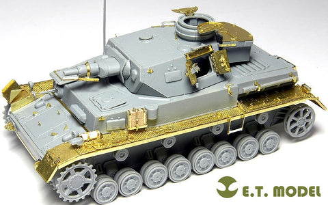 E.T.モデル E72-007 1/72 WWII ドイツ IV号戦車 F1型（ドラゴン 7321用）