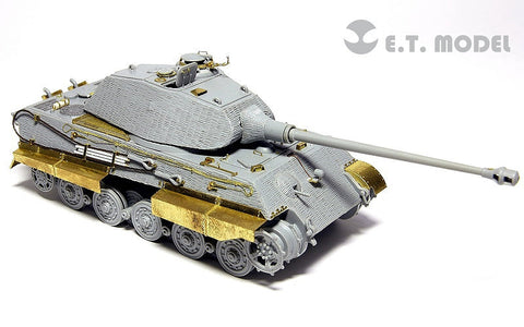E.T.モデル E72-020 1/72 WWII ドイツ キングタイガー(ポルシェ砲塔)（ドラゴン 7254用）