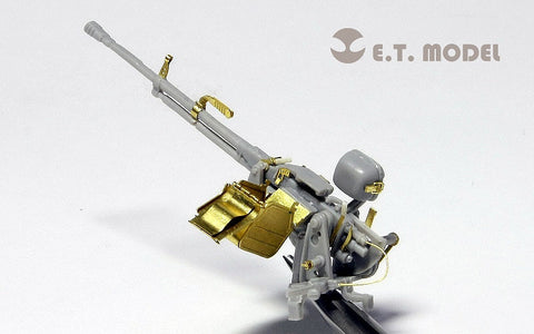 E.T.モデル EA35-015 1/35 中国人民解放軍 12.7mm AA マシンガン&弾薬箱（汎用）