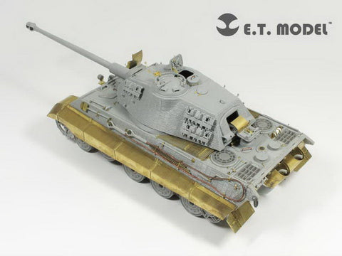 E.T.モデル EA35-027 1/35 WWII ドイツ キングタイガー/ヤークトタイガー フェンダー & サイドスカート（ドラゴン用）