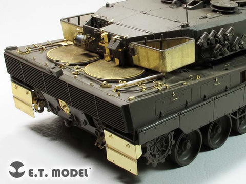 E.T.モデル EA35-115 1/35 ドイツ レオパルト2 A5/6 MBT エンジン＆タレットラックグリルメッシュ(タミヤキット用）