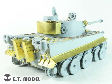 E.T.モデル EA35-116 1/35 WWII ドイツ タイガーI ”チュニジアンイニシャル”フェンダー & サイドスカート(ドラゴン スマートキット用）