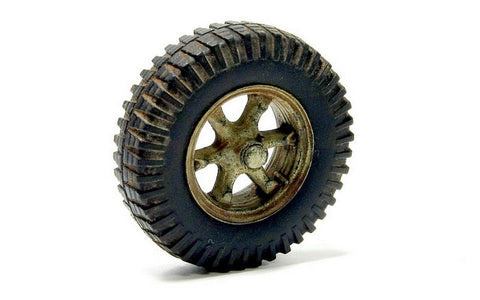 E.T.モデル ER35-004 1/35 WWII ドイツ Sd.Kfz.7 自重変形ロードホイール 1（ドラゴン/ TRUMPETER Kit用）