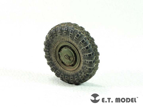 E.T.モデル ER35-067 1/35 ロシア GAZ39371 高機動車 自重変形ロードホイール(トランぺッター 05594用）