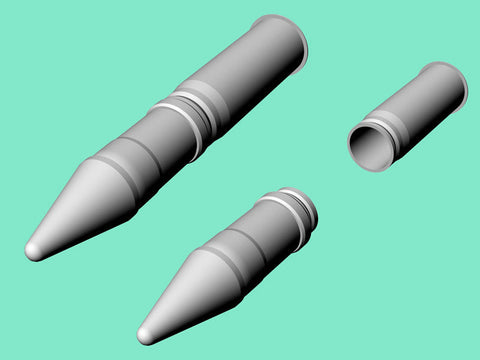 エウレカXXL A-3507 1/35 7,5 cm Pzgr.Patr.39 Kw.K.37/Stu.K.37 L/24