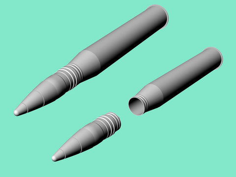 エウレカXXL A-3521 1/35 8,8 cm Pzgr.Patr.39/43 Kw.K.43