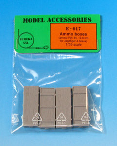 エウレカXXL E-017 1/35 木製弾薬箱 for 12.8 cm Pak 44/Kw.K. (Maus)