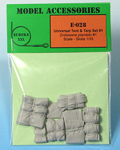 エウレカXXL E-028 1/35 ユニバーサル テント・タープセット #1