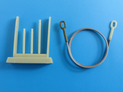 エウレカXXL ER-3503 1/35 M4 シャーマン戦車 牽引ワイヤー