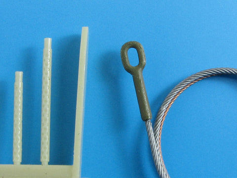 エウレカXXL ER-3503 1/35 M4 シャーマン戦車 牽引ワイヤー