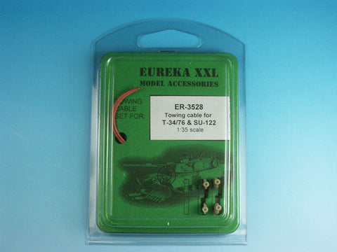 エウレカXXL ER-3528 1/35 T-34/76戦車 & SU-85/100/122駆逐戦車 牽引ワイヤー