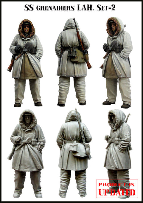 エボリューション EM-35007 1/35 WWII ドイツ武装親衛隊LAH師団 冬(1体)