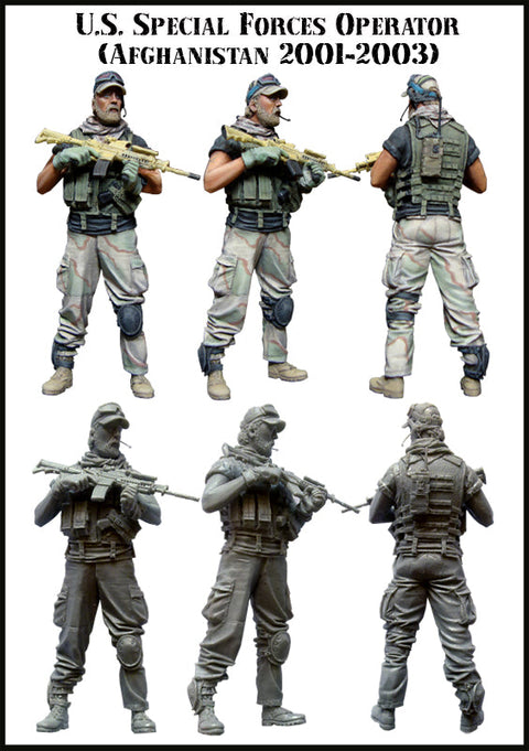 エボリューション EM-35046 1/35 現用 アメリカ特殊部隊オペレーター アフガニスタン 2001-2003(1)(1体)