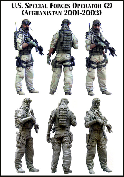 エボリューション EM-35047 1/35 現用 アメリカ特殊部隊オペレーター アフガニスタン 2001-2003(2)(1体)