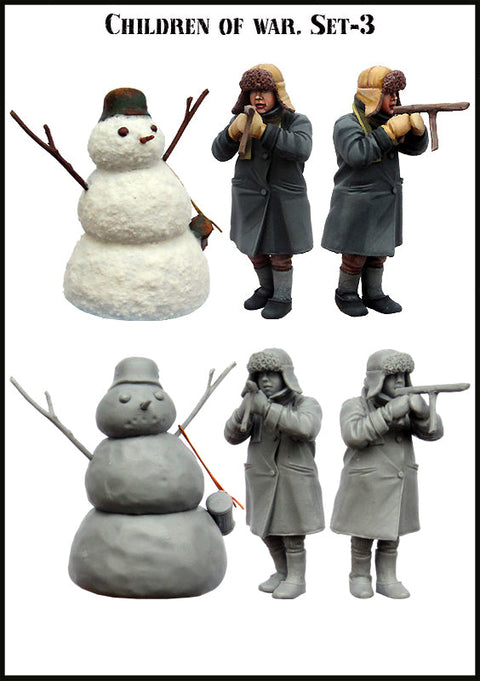 エボリューション EM-35107 1/35 子供たちの戦争(3)(1体)