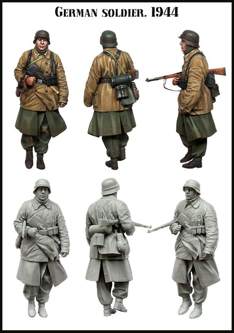 エボリューション EM-35153 1/35 WWII ドイツ兵 1944 冬(1体)